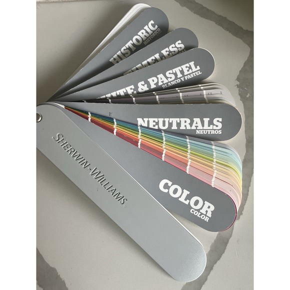 Sherwin-Williams Other - 2015 Sherwin Williams Color Snap Paint Swatches Sample Fan Deck Book Match Chips